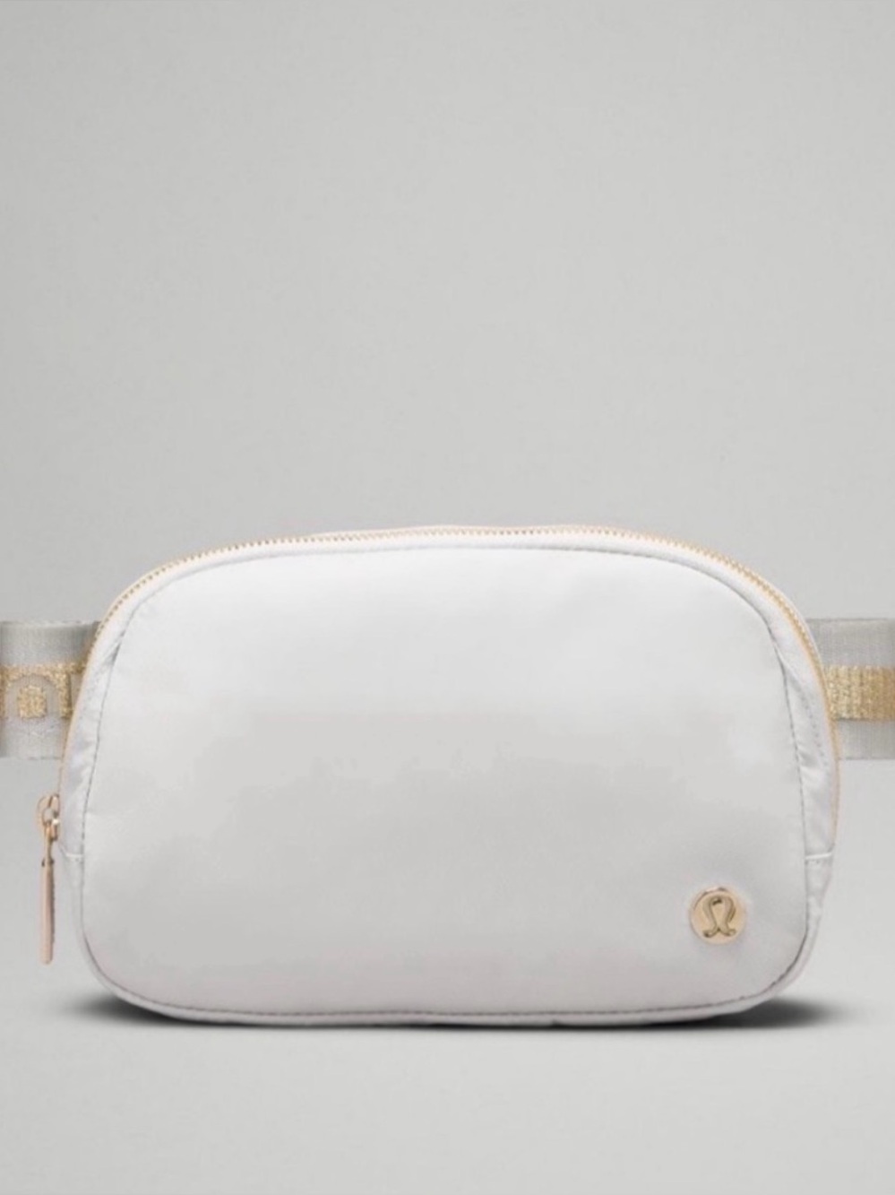 lululemon athletica Mini Bag in Silver and White